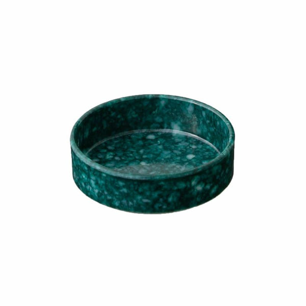 Marbled Melamine Stacking Tray S green