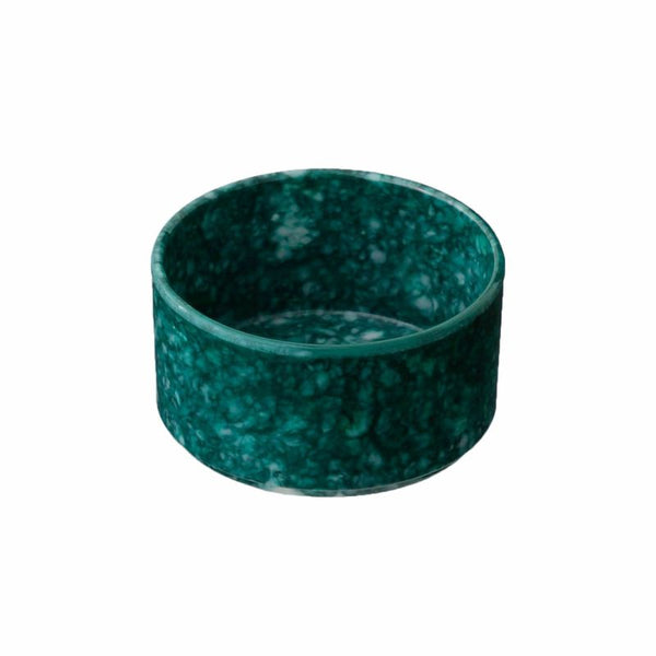 Marbled Melamine Stacking Tray M green