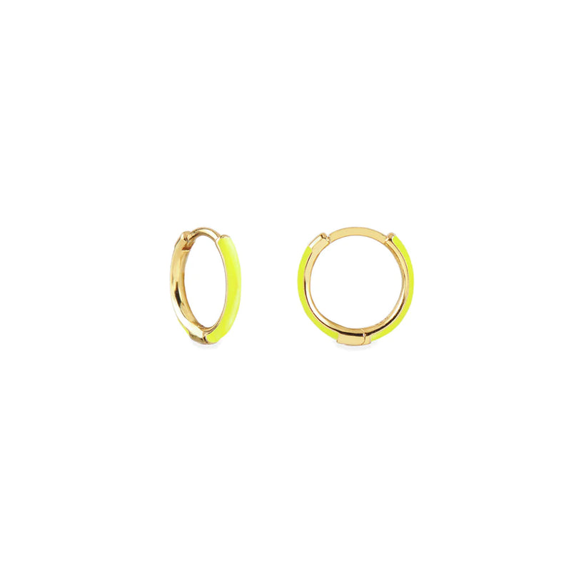 Loulou earrings, yellow