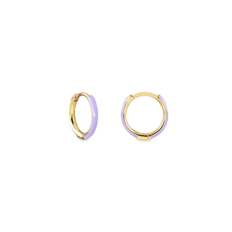 Loulou earrings, lila.