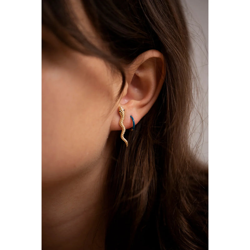 Loulou earrings, pink.