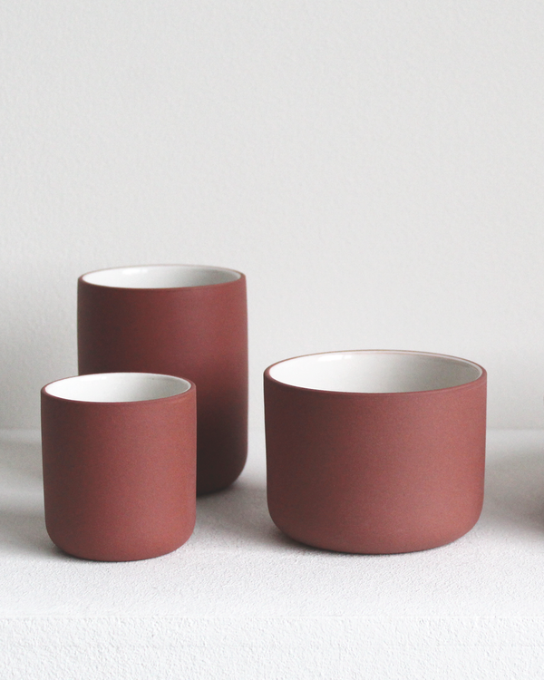 Cappucino mug | terracotta | handmade