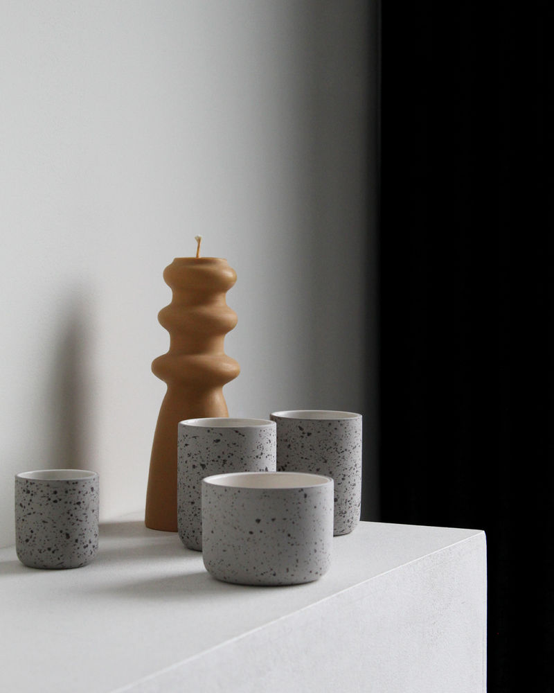 Cappucino mug | speckled | handmade