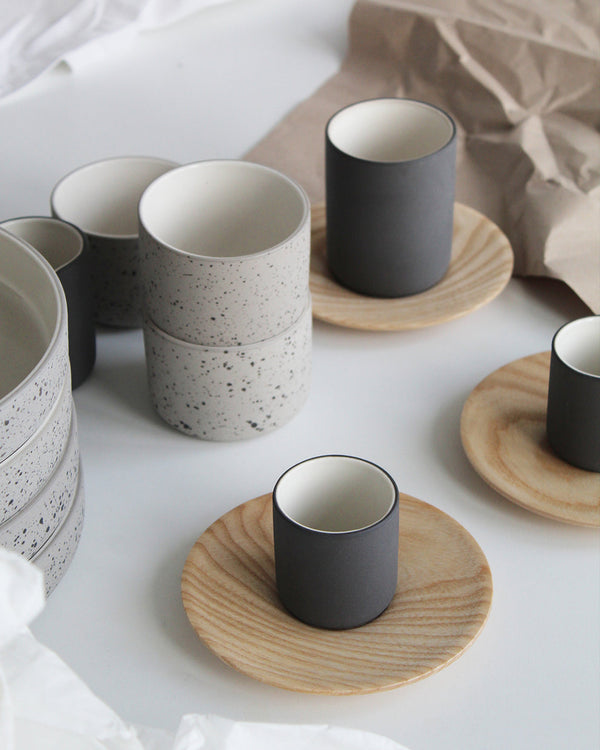 Cappucino mug | speckled | handmade