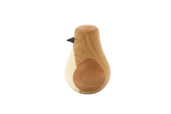 Turned Bird - Penguin, Oak