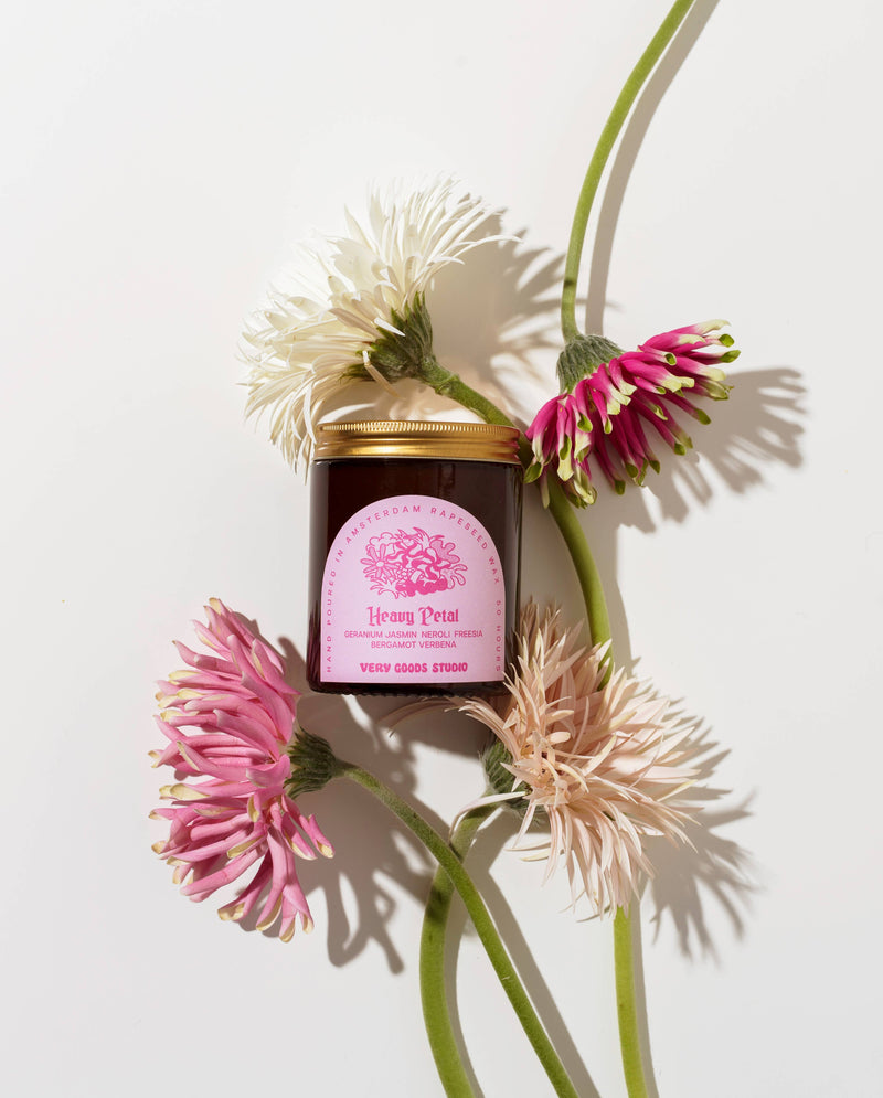 Heavy Petal - Rapeseed Candle Mid Size 170ml 45-50 Hours
