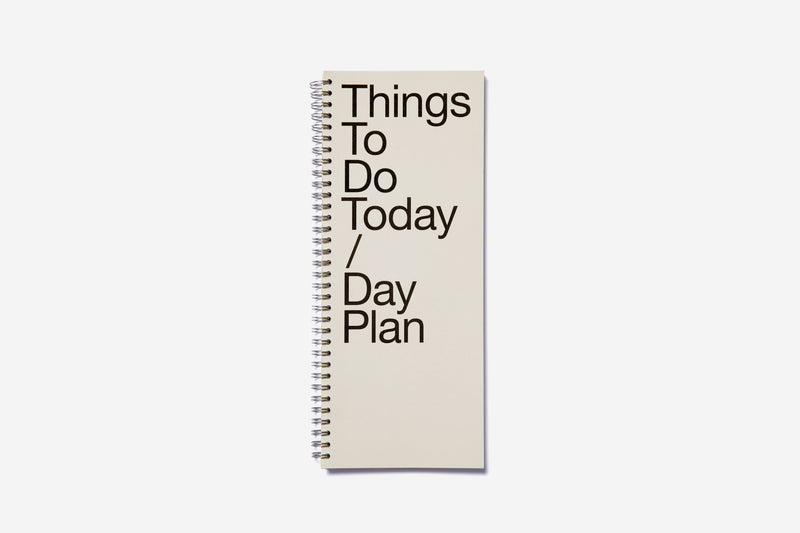 Things To Do Today planner in tahin beige