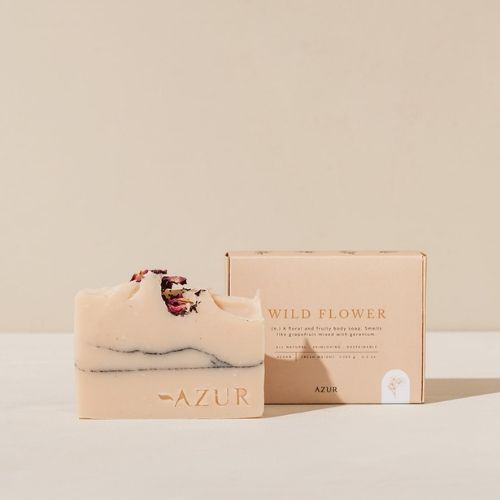 Wild flower soap bar.