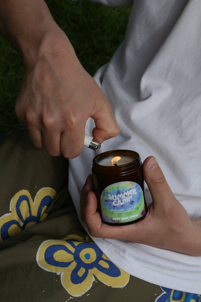 Summer Camp - Limited Edition Rapeseed Candle Mid Size 170ml 45-50 Hours