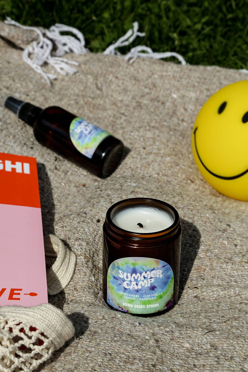 Summer Camp - Limited Edition Rapeseed Candle Mid Size 170ml 45-50 Hours