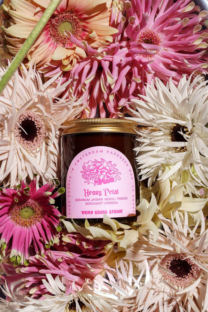 Heavy Petal - Rapeseed Candle Mid Size 170ml 45-50 Hours