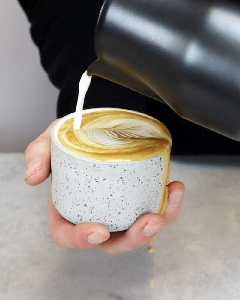 Cappucino mug | speckled | handmade