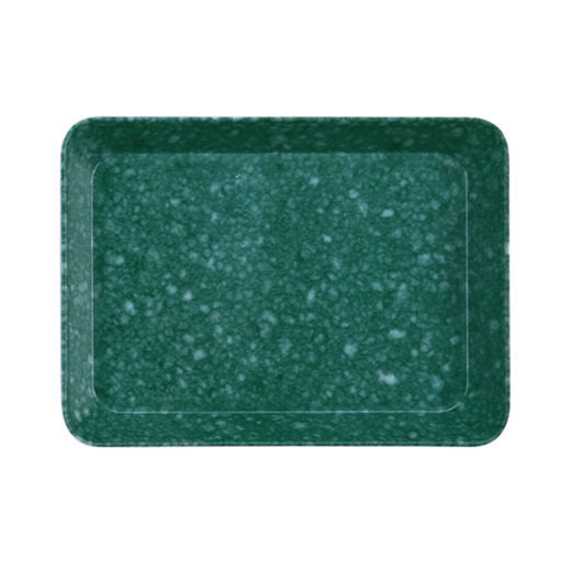 Marbled Melamine Desk Tray S green
