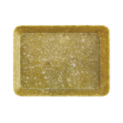 Marbled Melamine Desk Tray S mustard