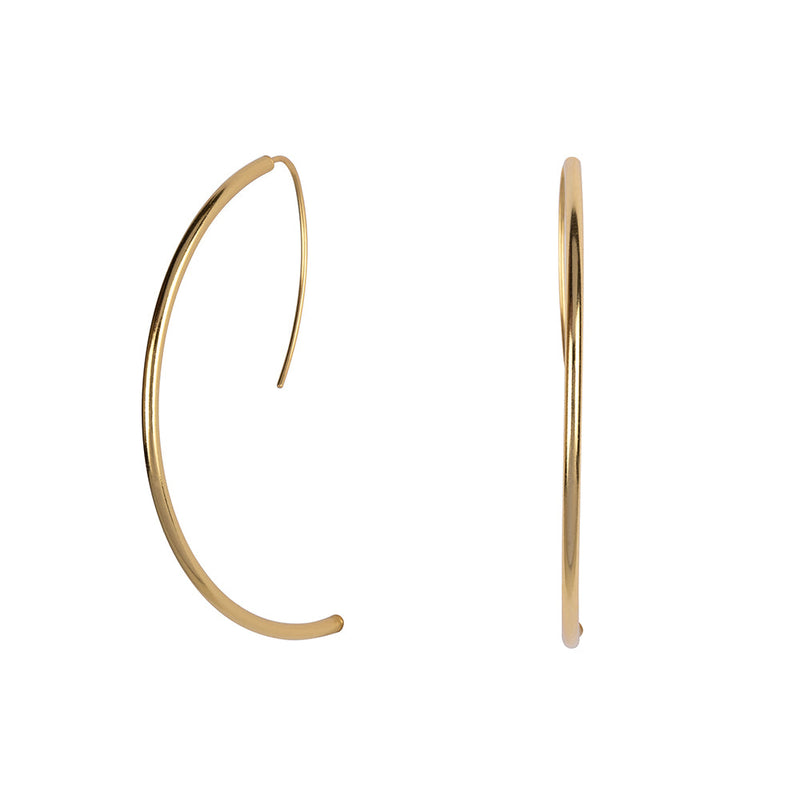 Dancing Queen gold earrings