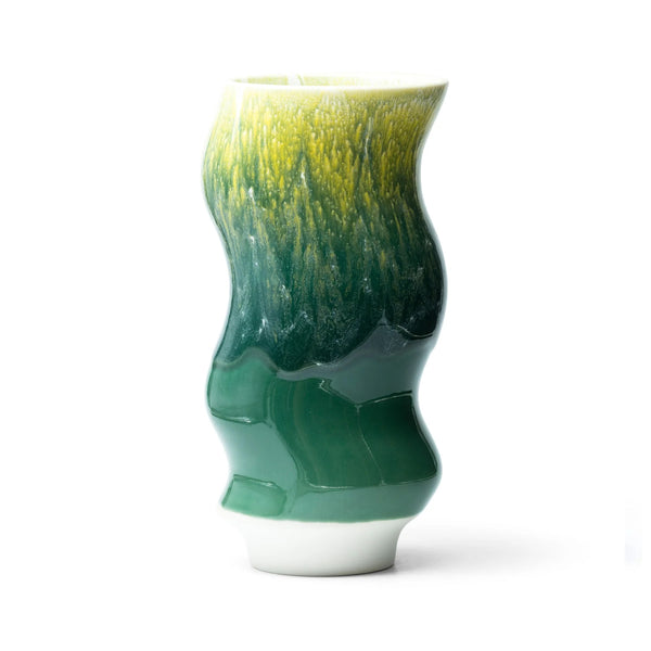 Hana Vase Wave - Banana Leaf