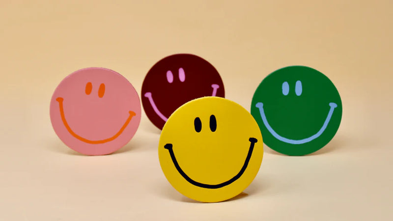Happy Face Coasters