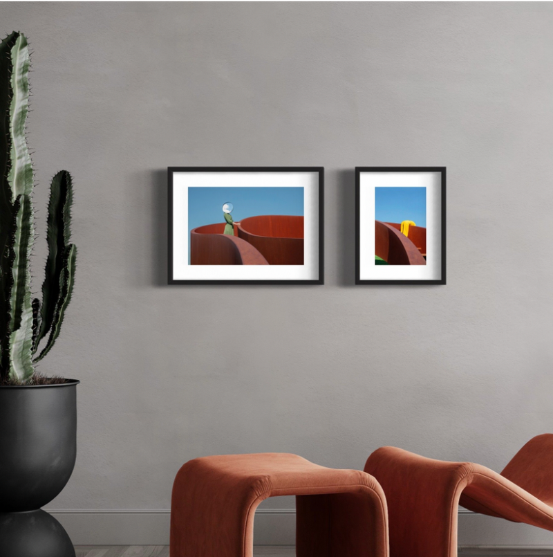 "over it" Fine art print.