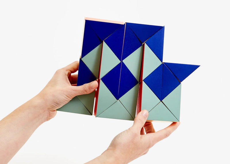 Snake blocks - large - red/blue