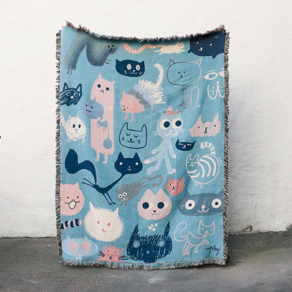 Cat - Throw Blanket