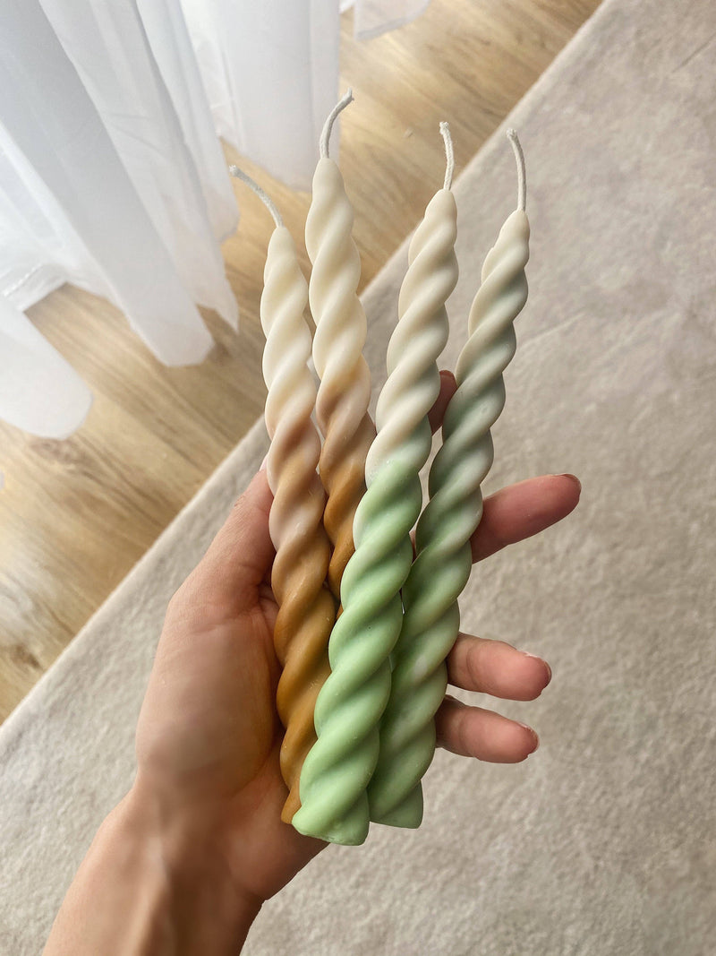Iced Matcha Ombre Twirl Candle