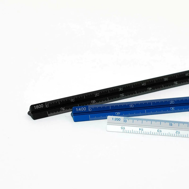 Scale In Drafting Aluminium Drafting scale silver – Polycurios.