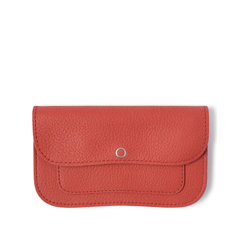 Cat chase wallet medium, Coral