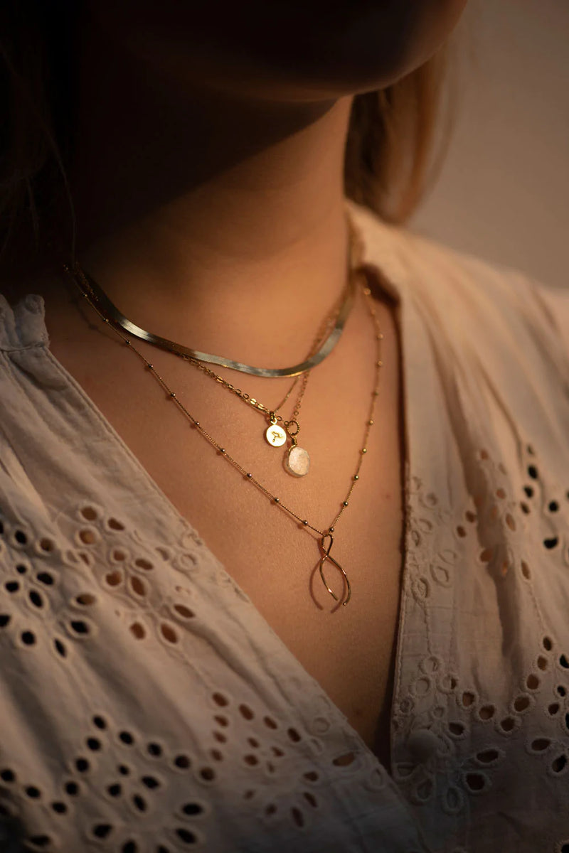 Make a wish | Gold vermeil necklace