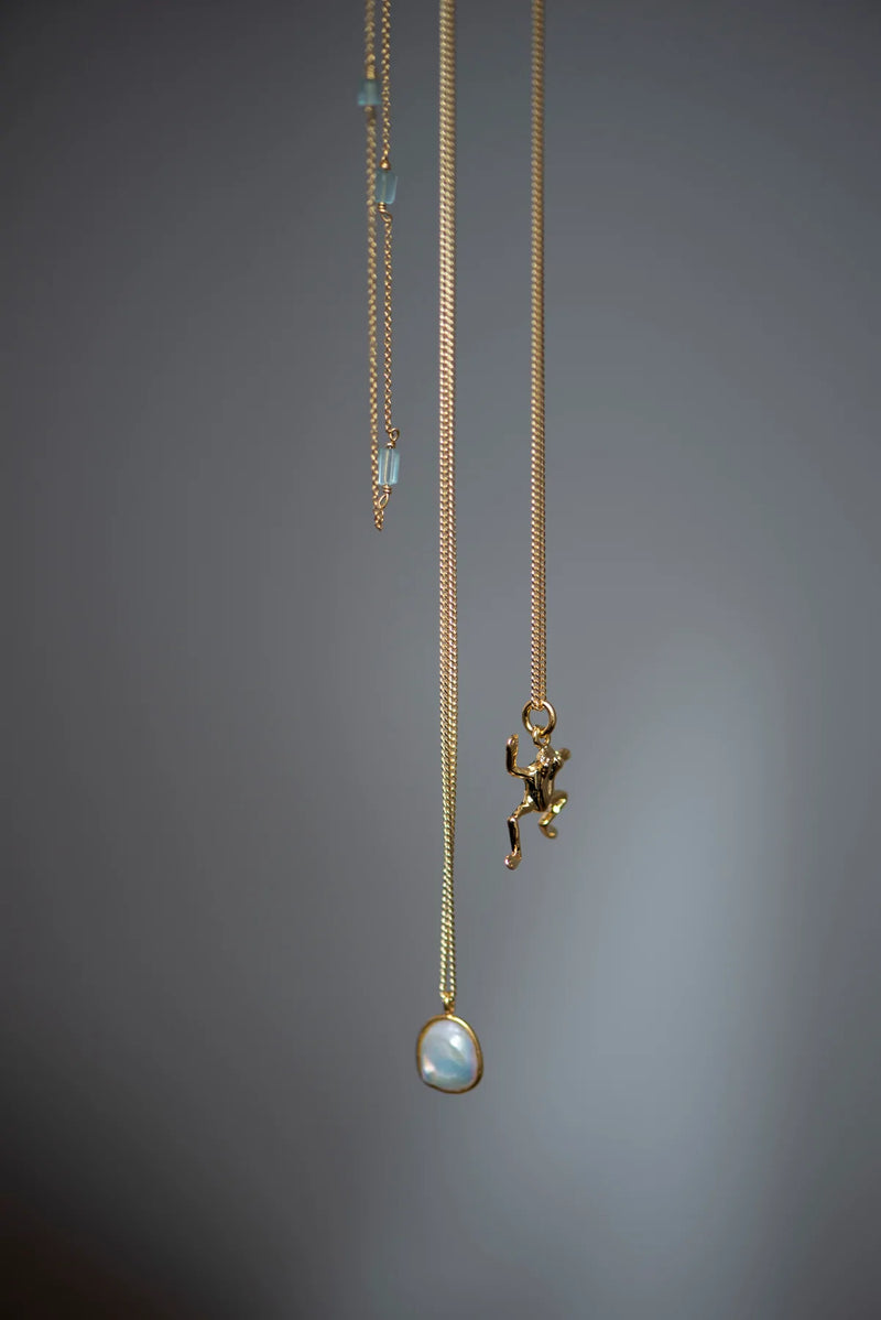 Grenouille | Gold vermeil necklace