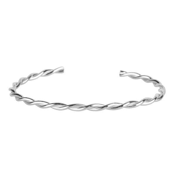 Twist | silver bracelet