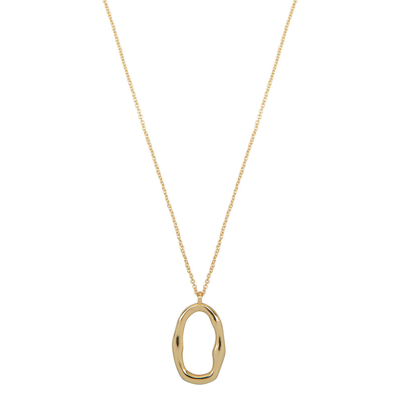 Oliva gold necklace