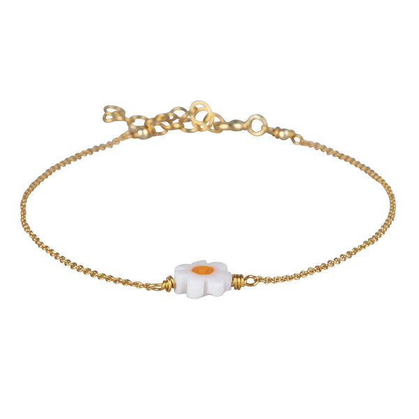Daisy gold bracelet