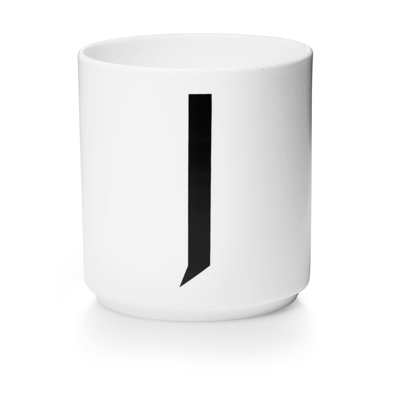 Lettercup, white, A-Z