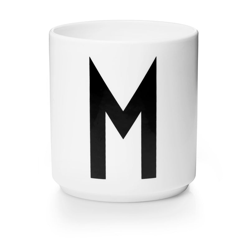 Lettercup, white, A-Z