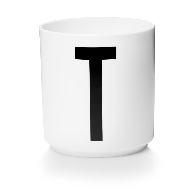 Lettercup, white, A-Z