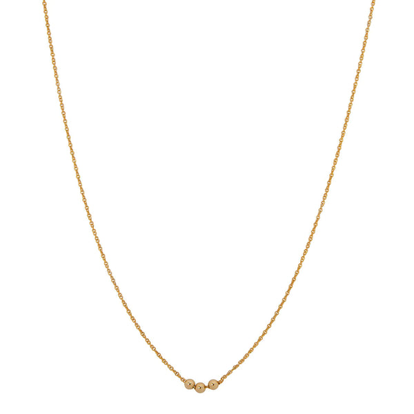 Balance gold necklace