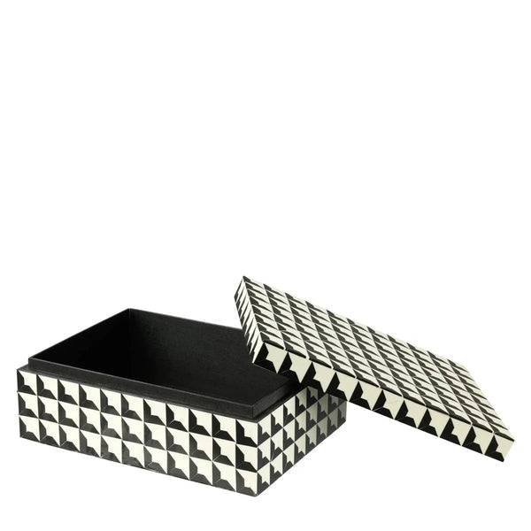 Black and white Cabas Box S