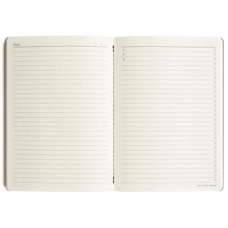 TO-DO-LIST notebook, GET SHIT DONE | A6