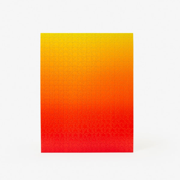 Gradient Puzzle | 500 piece - Red/Yellow