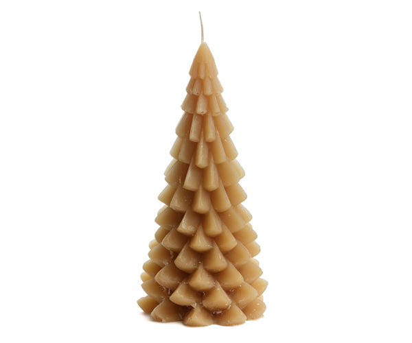 Christmas tree candle, fudge.