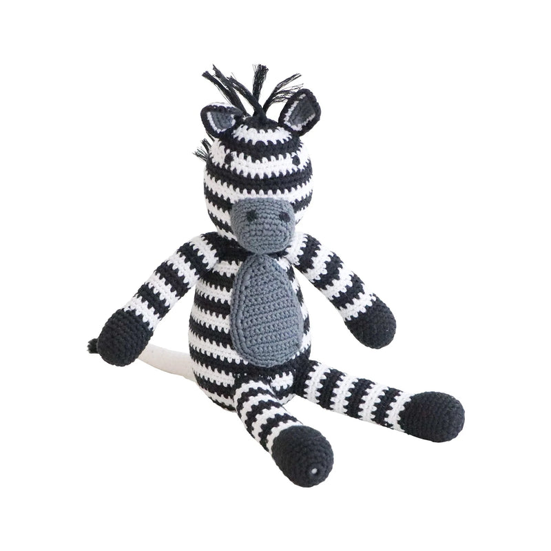 Zebra stuffed animal.