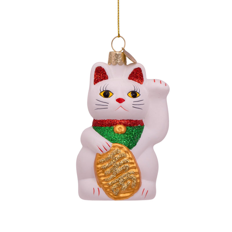 Lucky cat ornament