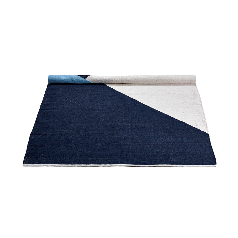 Rug | Blue, White