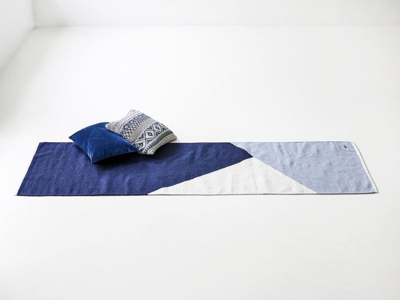 Rug | Blue, White