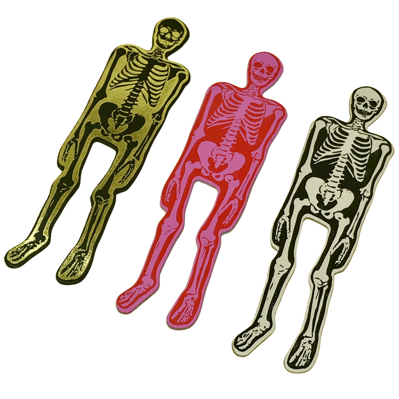 Skeleton Bookmark "you read right through me"