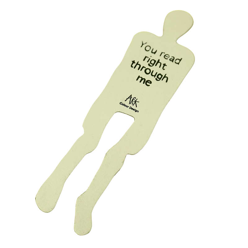 Skeleton Bookmark "you read right through me"